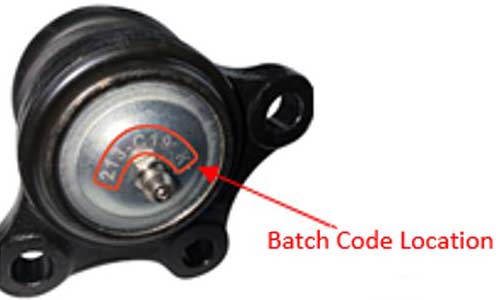 BJ218 Lower Ball Joint mitsubishi aftermarket identification