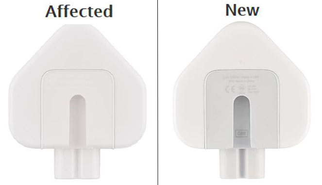 Apple Three Prong AC Wall Plug idenification top
